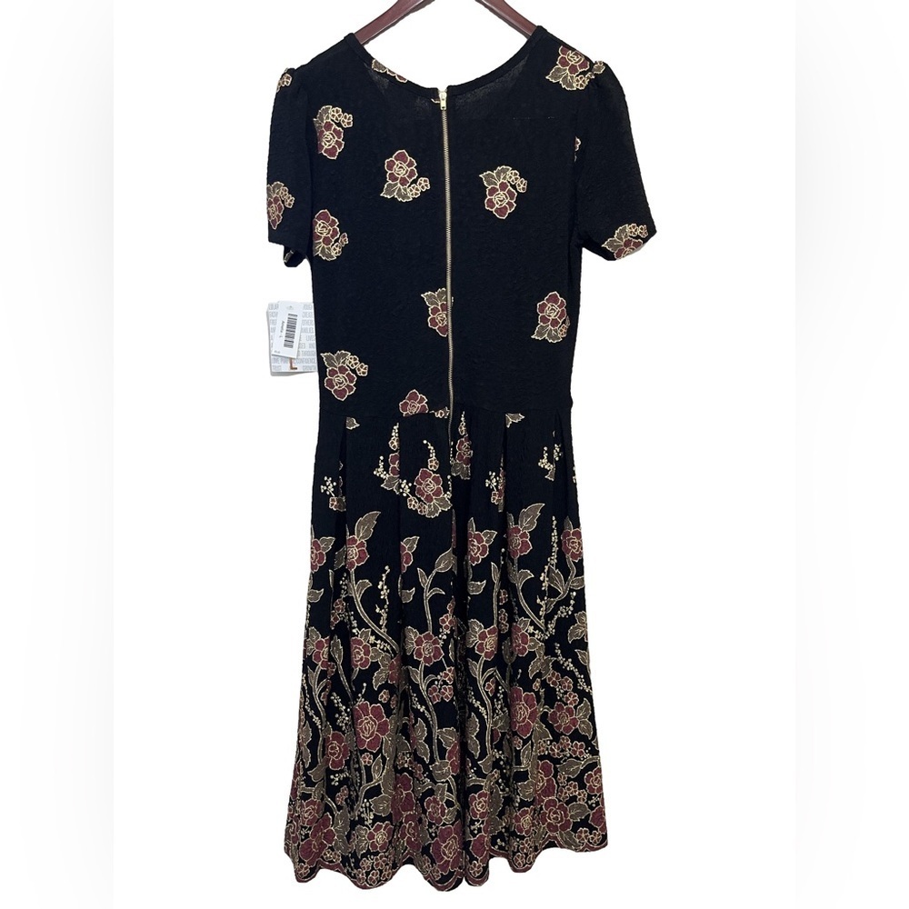 LuLaRoe Amelia Women’s Elegant Fit & Flare Dress Size Large - Picture 2 of 8